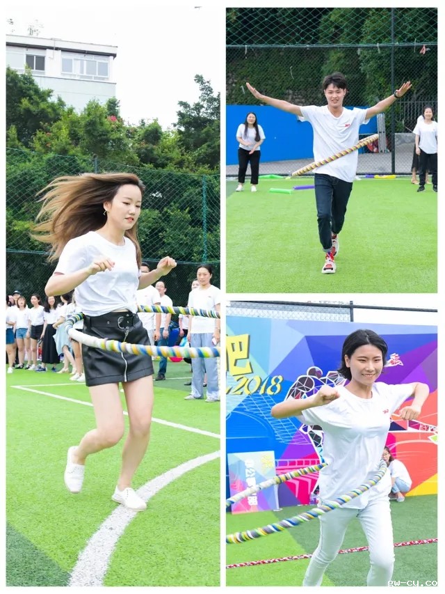 J&Abetway开户网站员工运动会-呼啦圈竞走比赛