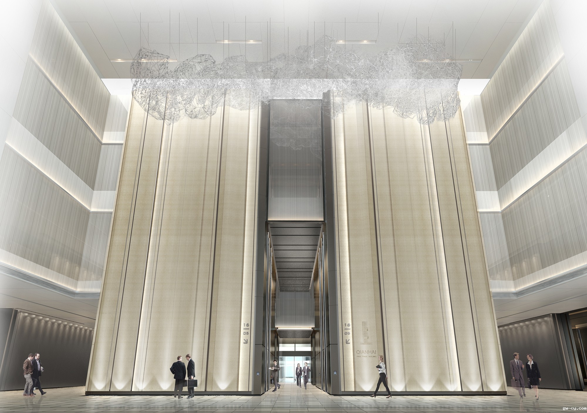 J&Abetway开户网站办公空间设计项目-深圳前海自贸大厦