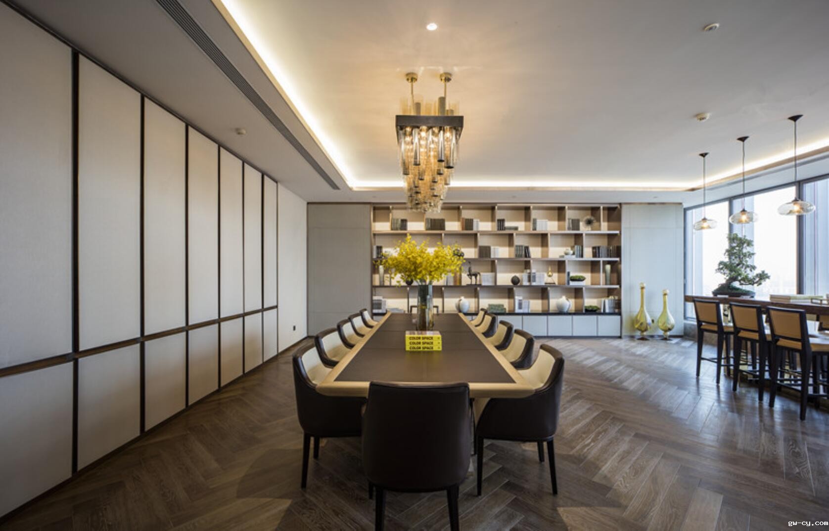 姜峰|J&Abetway开户网站公司办公室内设计作品-绿城济南中心