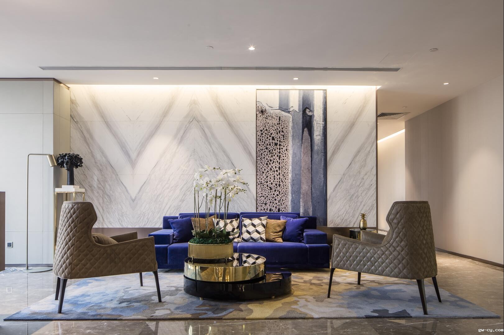 姜峰|J&Abetway开户网站公司办公室内设计作品-绿城济南中心